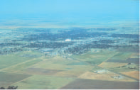 Picture of agricultural and urban setting, southwest Kansas (Photo by K.F. Dennehy, USGS)